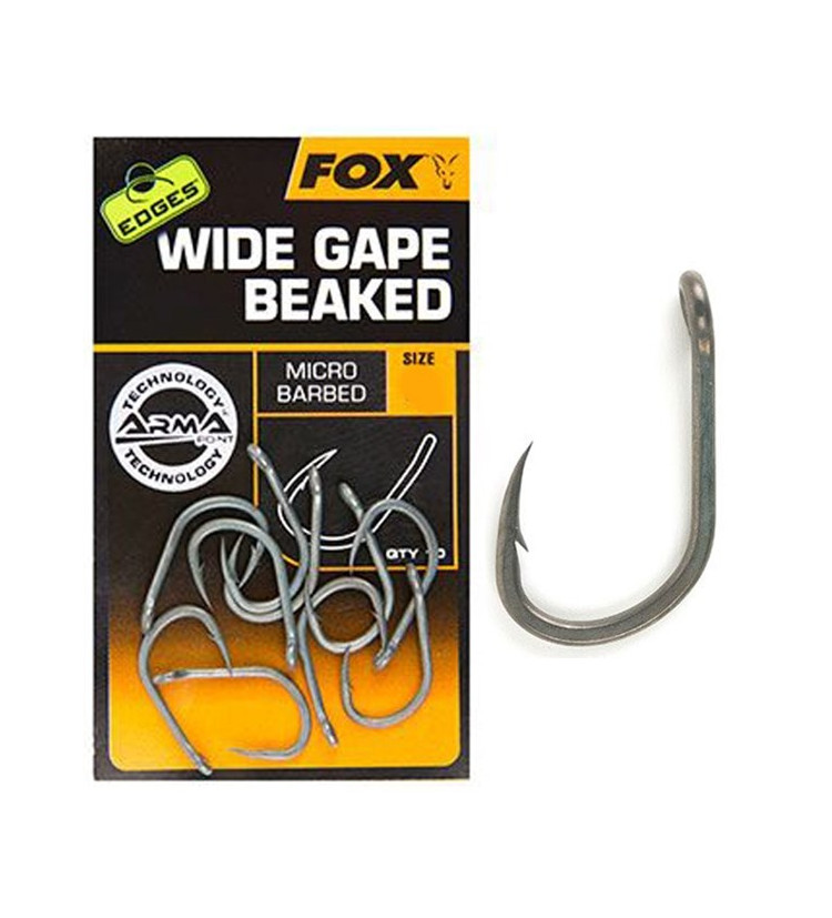 Fox Háčky Edges Wide Gape Beaked 10 ks velikost 7