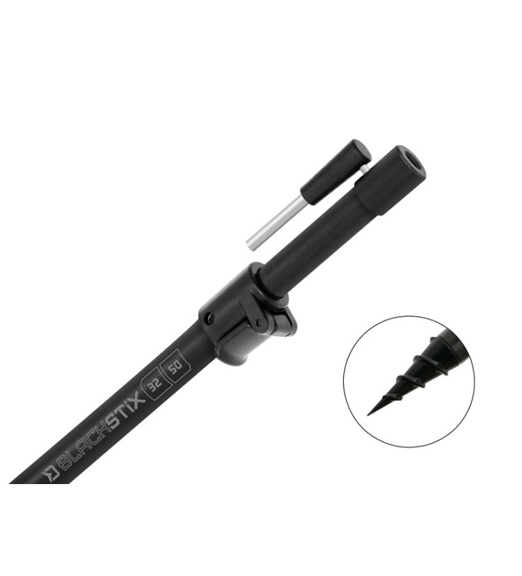 Vidlička Delphin BlackSTIX 80-130 cm