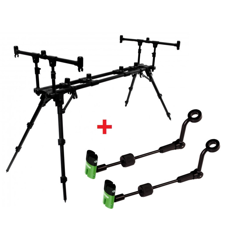 Zfish Stojan Rod Pod Construct 3 Rods + 2x Indicator ZFX Mini Zdarma!