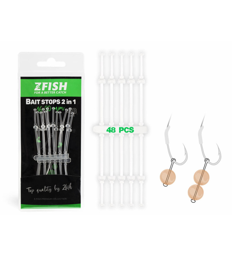 ZFISH Zarážka Silicone Boilie Stops 16-30mm