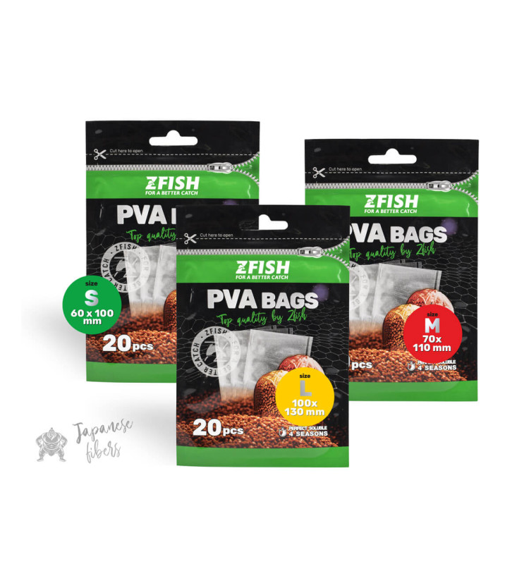 ZFISH PVA Sáčky PVA Bags - 20ks M=70x110mm