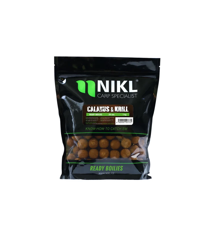 Nikl Ready boilie Calanus & Krill - Balení: 1kg, Průměr: 15mm