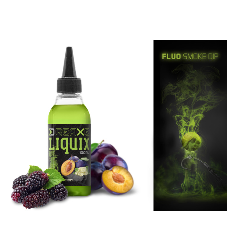 Delphin Fluo dip D SNAX LiquiX / 100ml Švestka-Moruše