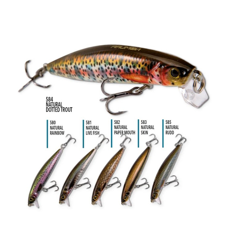 Nomura Wobler Ginga 8 cm 7,8 g - Natural Rainbow 580