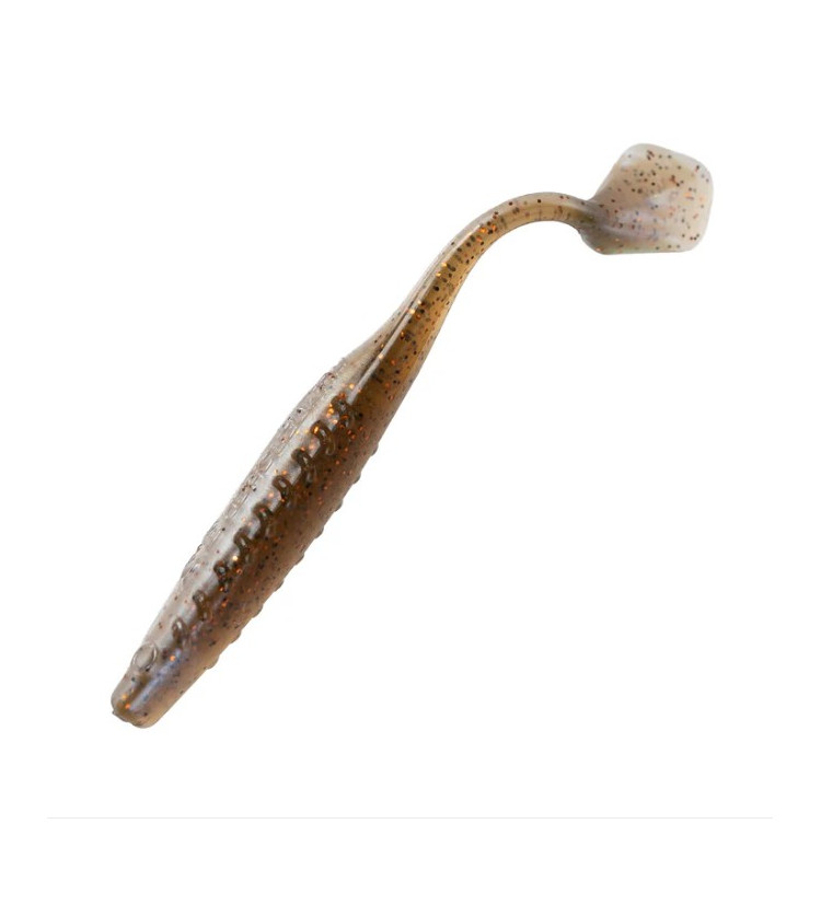 Nomura umělá nástraha Hunter Shad 9 cm, 10 ks - Brown and Pearl