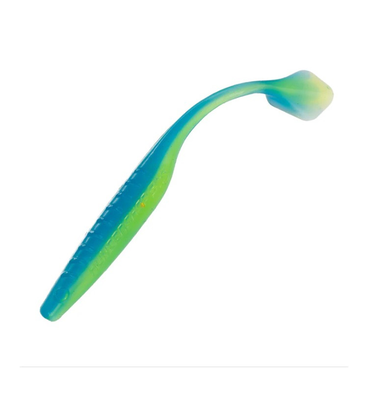 Nomura umělá nástraha Hunter Shad 9 cm, 10 ks - Green/Pearl