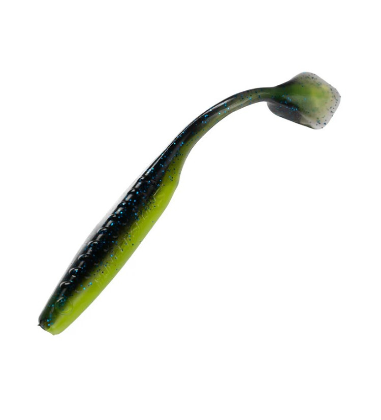 Nomura umělá nástraha Hunter Shad 12.5 cm, 8 ks - Black/Hot green