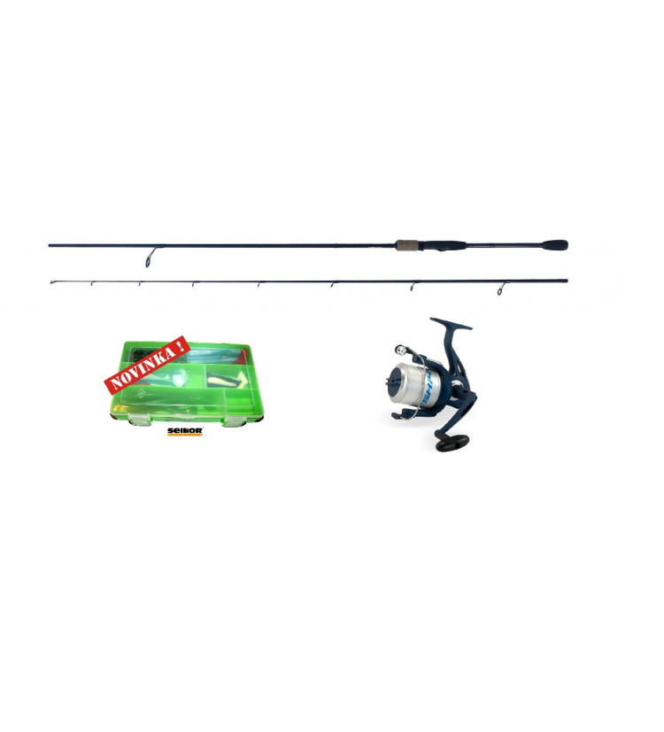 Prut Sellior Pure Spin 2,7m 15-40g + Naviják Shizuka SK14 40 + box Sellior