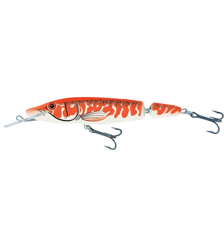 Salmo Wobler Pike Jointed Floating Albino Pike-13 cm 21 g