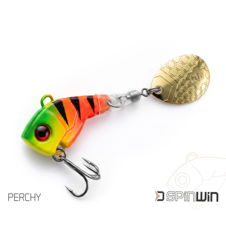 Vibrační nástraha Delphin SpinWIN 7,5g/PERCHY