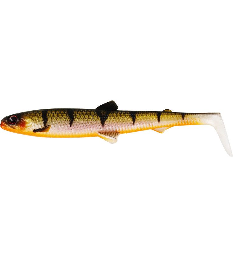 Westin gumová nástraha BullTeez Shadtail Bling Perch, 7,5 cm, 3 ks