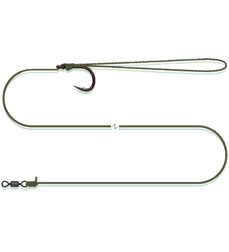 Madcat Návazec Coated Pellet Rig Sinking 0,90-1,35 mm - Délka 70 cm - Háček 3/0
