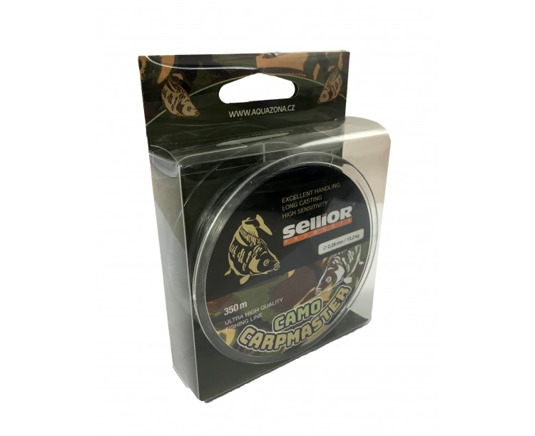 Sellior vlasec Camo Carp Master 350m / 0,25mm / 8,8kg