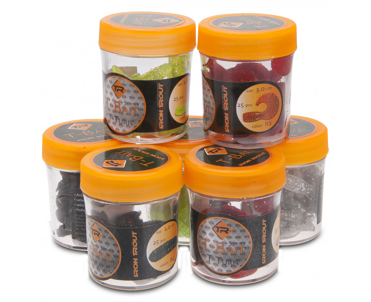 Saenger Iron Trout Nástraha T-Worm 25 ks 2,5 cm TS