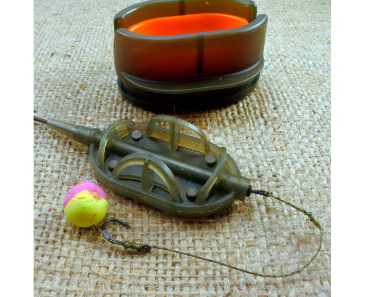 Life Orange krmítko Method Feeder Roomy Flat 30g