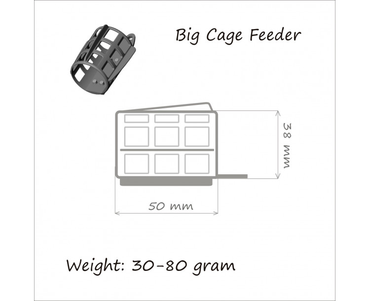 Life Orange krmítko Big Cage Feeder 30g