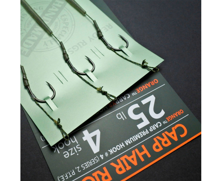 Life Orange návazce Carp Hair Rigs S2 15lb / vel.8 / 3ks