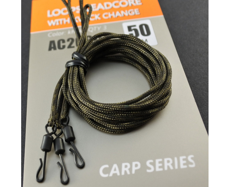 Life Orange olověnka Lead Core QC 50cm / 3ks