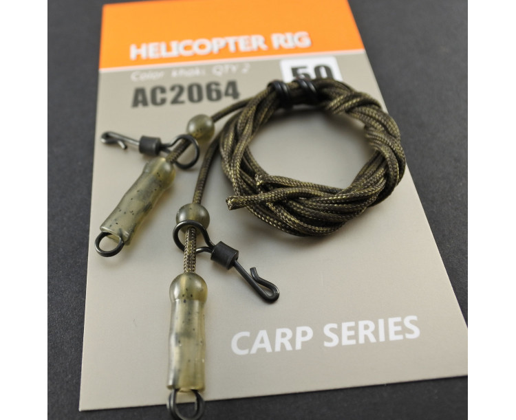 Life Orange Helicopter Rig 50cm / 2ks