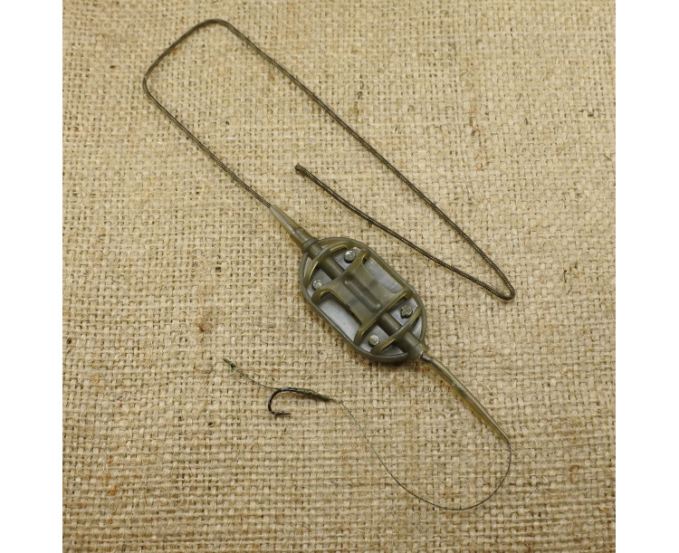 Life Orange Method Feeder Spider Flat Rig 30g