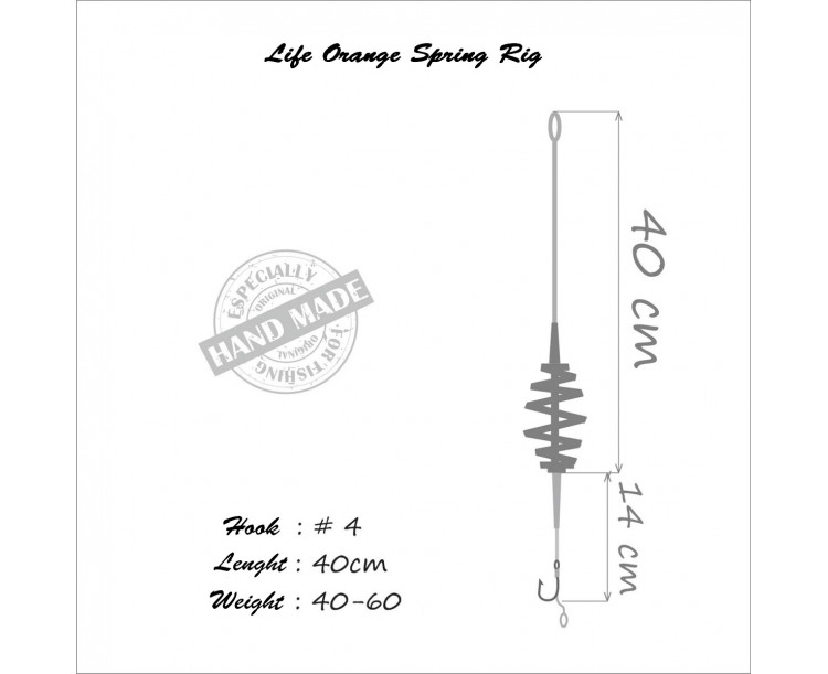 Life Orange Spring Rig 50g