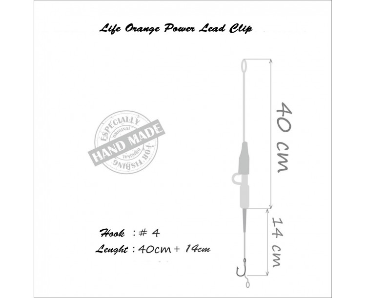 Life Orange Power Lead Clip