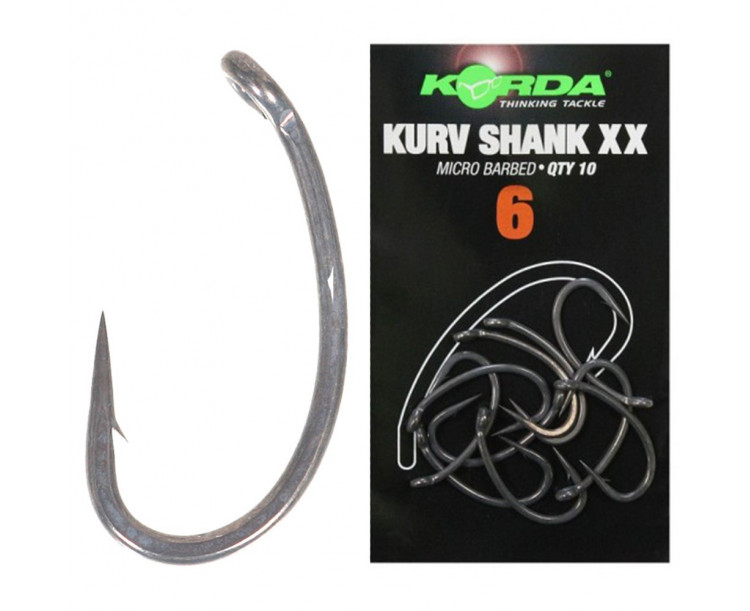 Korda Háčky Kurv Shank XX vel. 2 / 10 ks