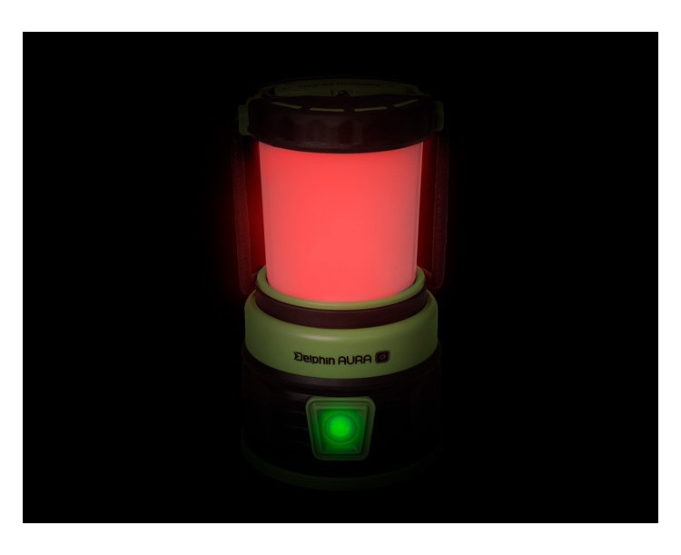 Delphin Kempingová lampa AURA