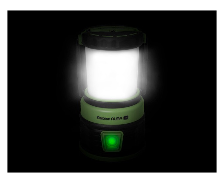 Delphin Kempingová lampa AURA