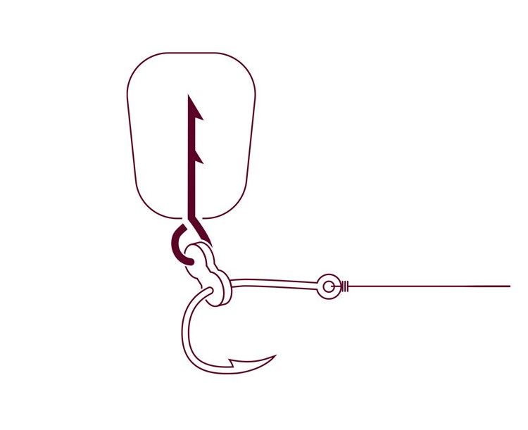 Delphin Nástrahový osten STINGER+ se silikonovým kroužkem / černý / 12ks 7 mm