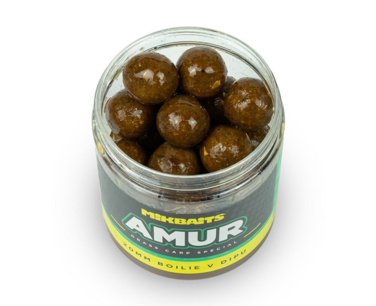Mikbaits Boilie V Dipu Amur Range 250 ml 20 mm