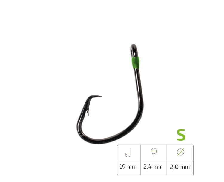 Zeck Háčky Circle Striker 4 ks vel.S