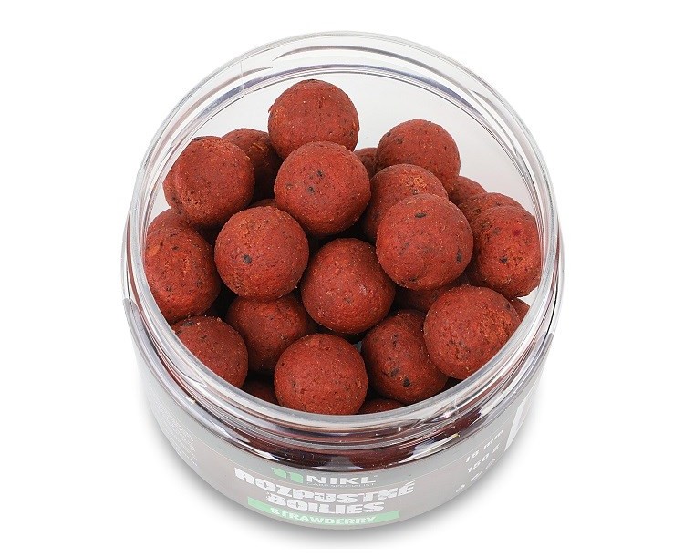 Nikl Rozpustné Boilies Strawberry 150 g 24 mm