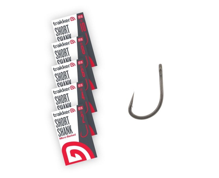 Trakker Háčky Short Shank Hooks Micro Barbed