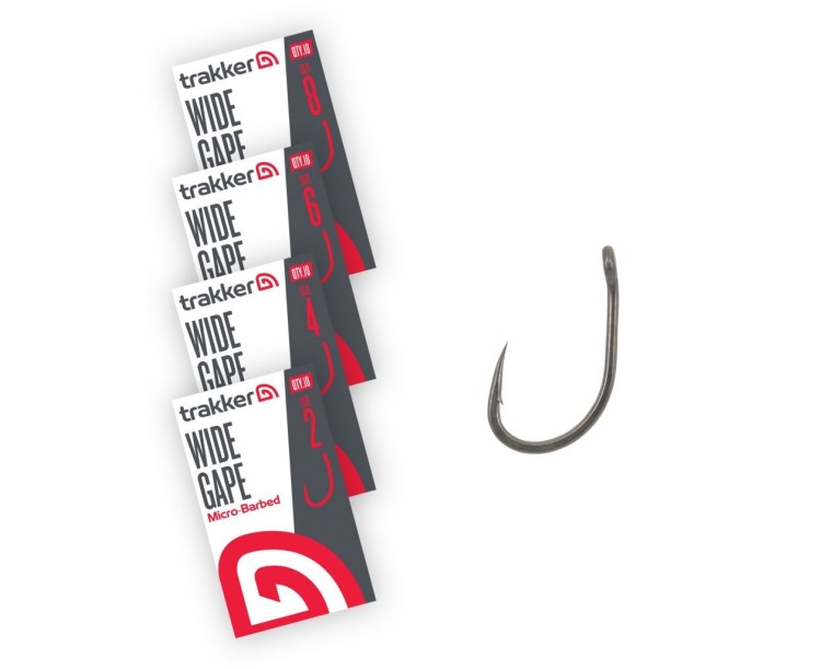 Trakker Háčky Wide Gape Hooks Micro Barbed vel. 4