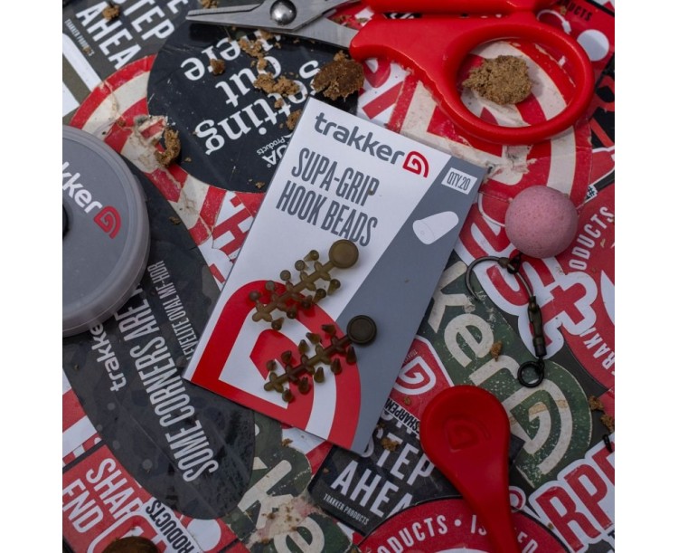 Trakker Zarážky Stoper Supa-Grip Hook Beads 20 ks