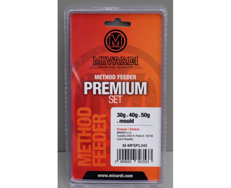 Mivardi Method Feeder set Premium L (30g + 40g + 50g + formička)