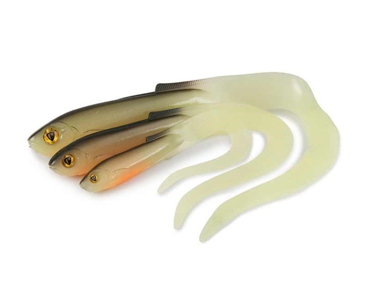 Fox Rage Gumová Nástraha Slick Eel UV Hot Olive 21 cm