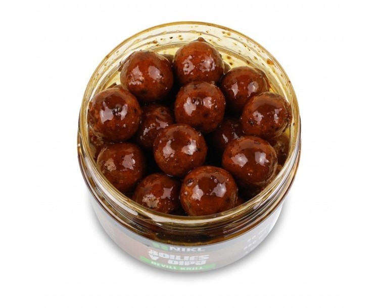 Nikl Boilies V Dipu Devill Krill 250 g - 20 mm