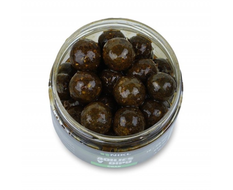 Nikl Boilies V Dipu Crab 250 g - 20 mm