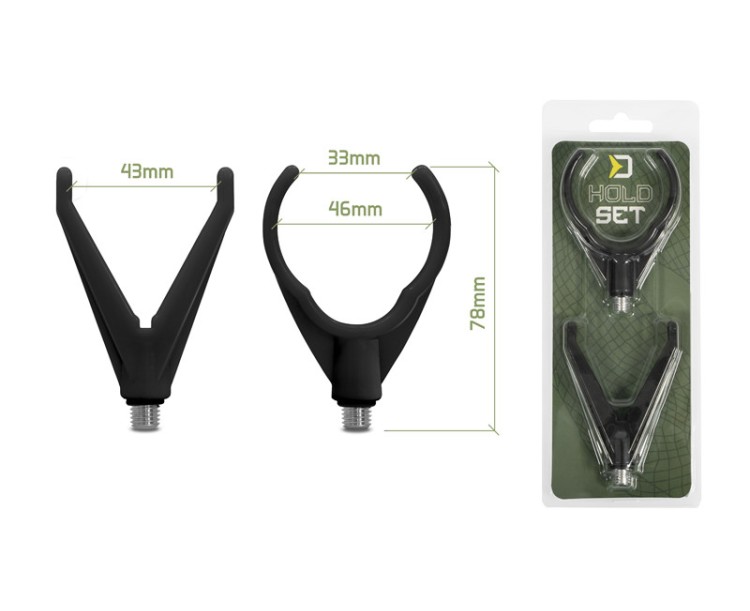 Sada držáků Delphin HoldSET / černá