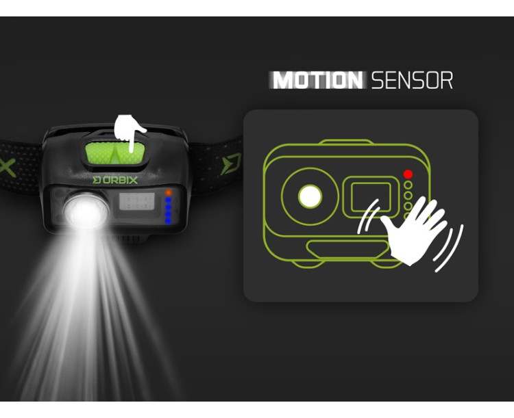 Delphin Čelová lampa ORBIX