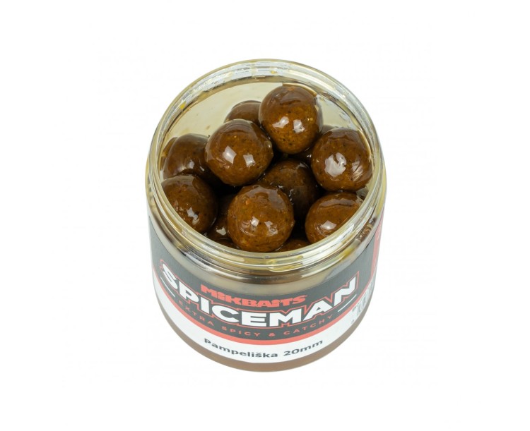 Mikbaits Spiceman boilie v dipu 250ml - Pampeliška 24mm