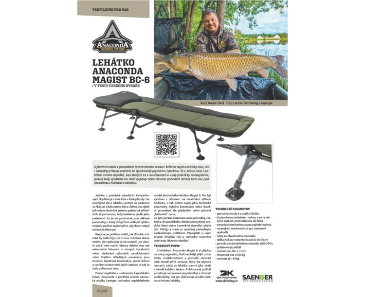 Anaconda lehátko Magist BC-6