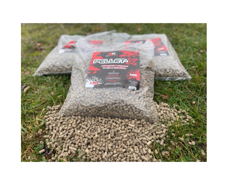 DK FISHING pelety z mláta PELLET-X 5kg 8mm