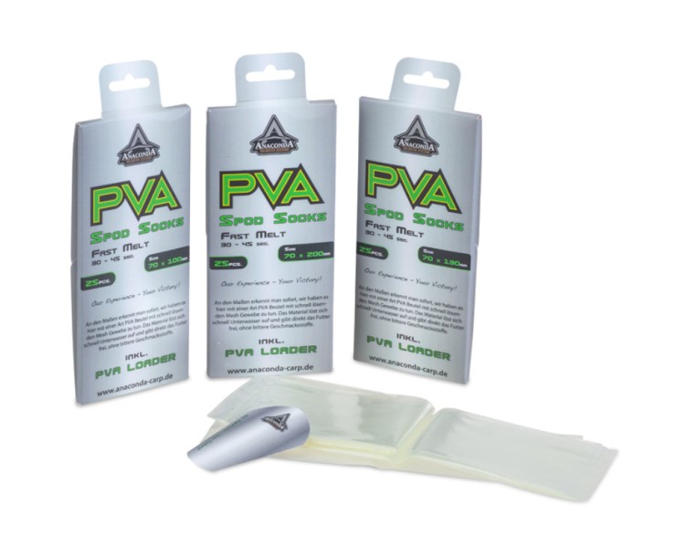 Anaconda PVA sáčky Fast Melt Spod Socks 70x100mm 25ks