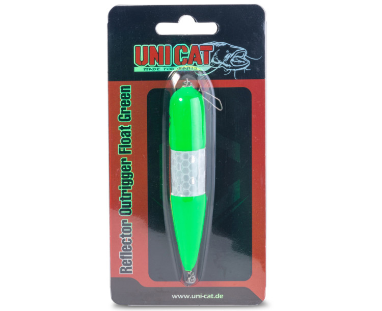 Uni Cat plovák Reflector Outrigger Float zelený 95mm 1ks