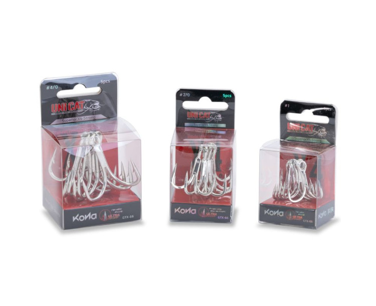 Uni Cat trojháčky Kona GTX-66 X4-strong 1/0, 5ks