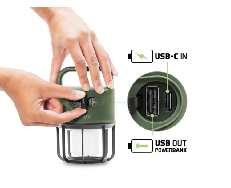 Kempingová lampa Delphin Multix