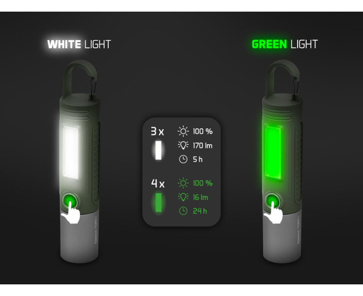 Kempingové svítidlo Delphin Torix